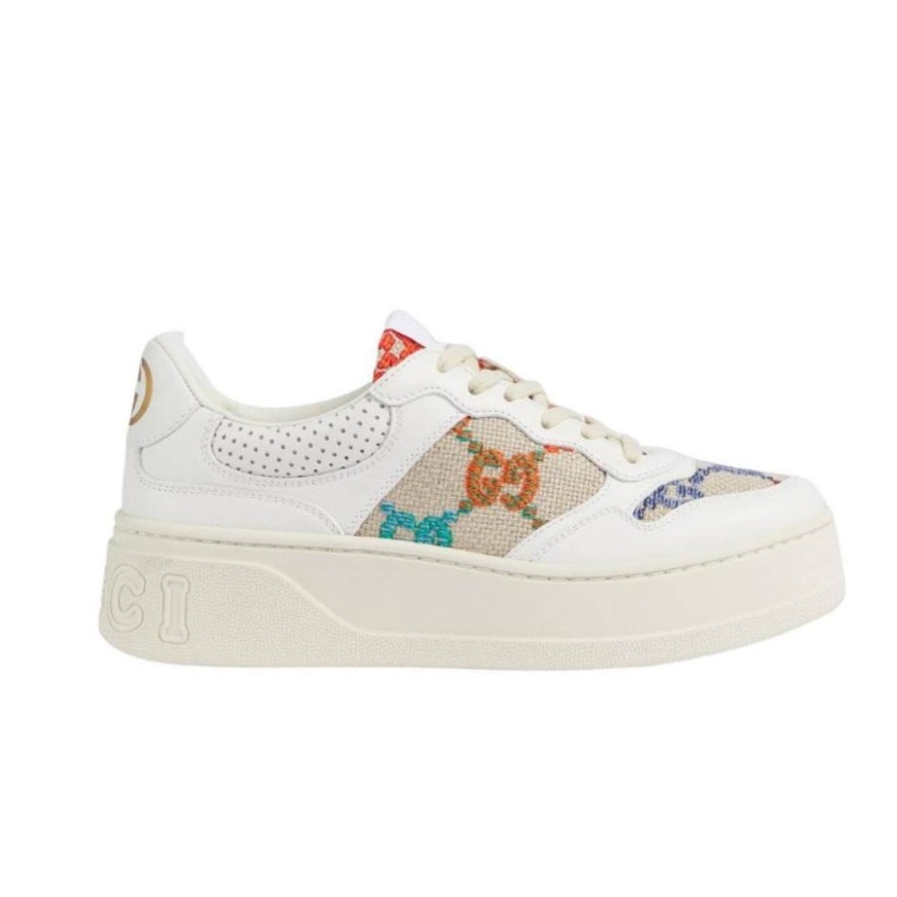 Gucci White Multicolor Sneakers